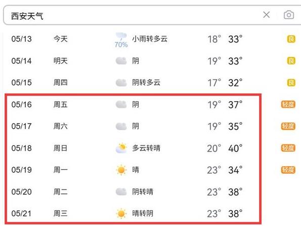 40℃高温要来了