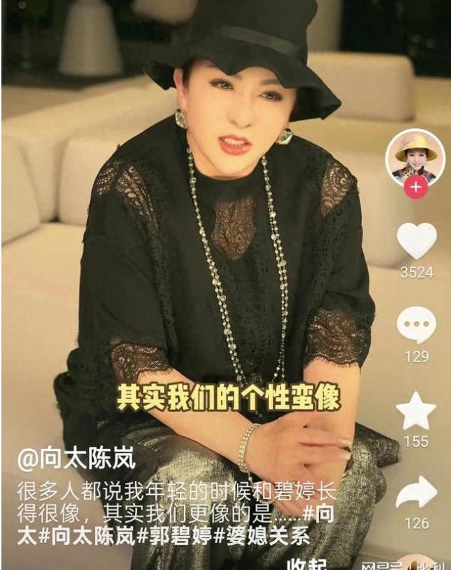 向太回应郭碧婷长得越来越像她