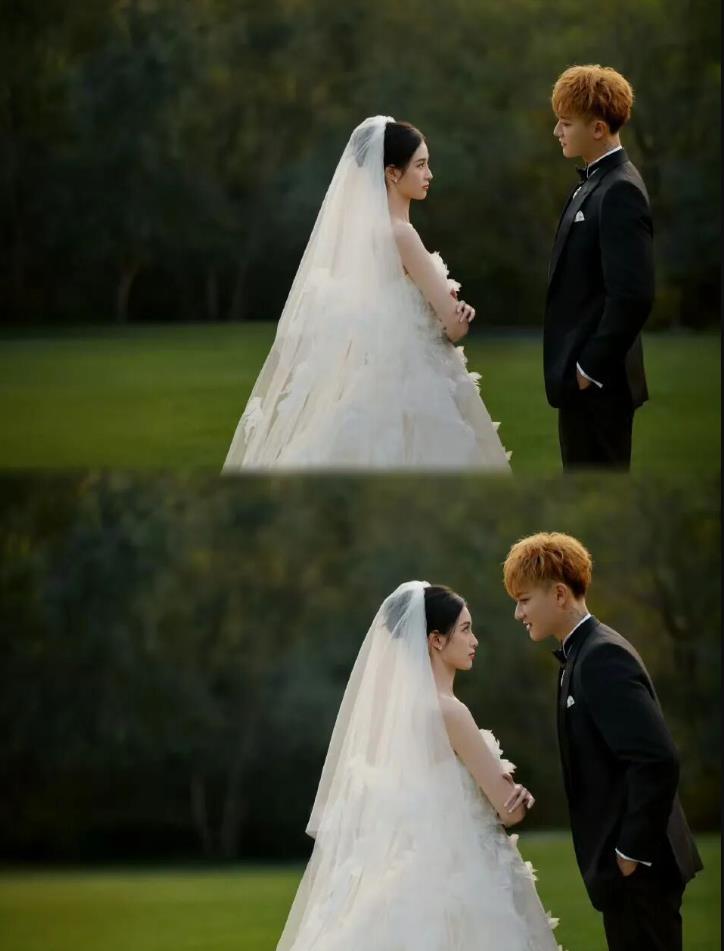 黄子韬徐艺洋晒婚纱照