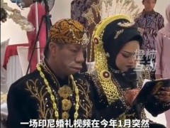 印尼一婚礼因新郎外貌爆火 真爱无关皮囊击退网络暴力！（图）